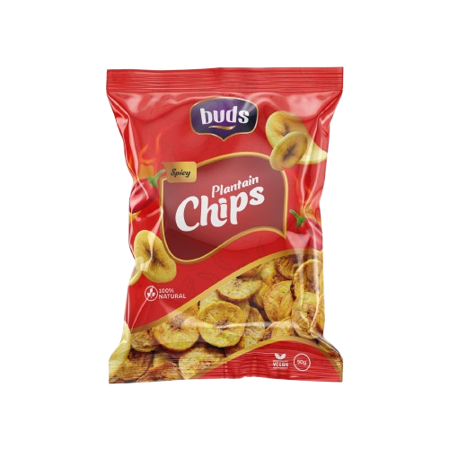 Spicy plantain chips